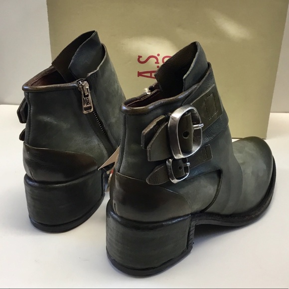 NIB A.S.98 Olin Ankle boots Olive (37) 7 - Picture 6 of 8